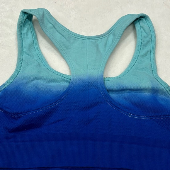 CHAMPION Women’s Activewear Workout Sports Bra - ombré blue, size S - Picture 4 of 5